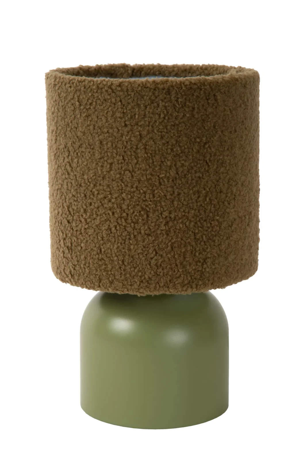 Lucide WOOLLY - Stolnu00e1 lampa - u00d8 16 cm - 1xE14 - Zelenu00e1