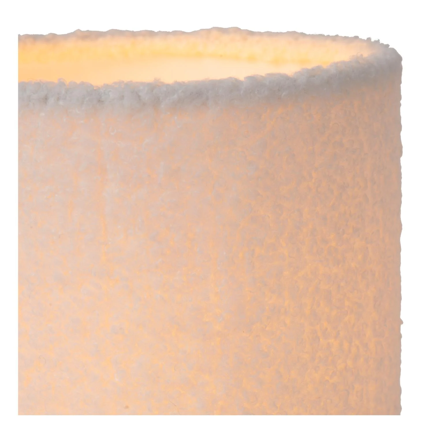 Lucide WOOLLY - stolnu00e1 lampa - u00d8 16 cm - 1xE14 - kru00e9movu00e1