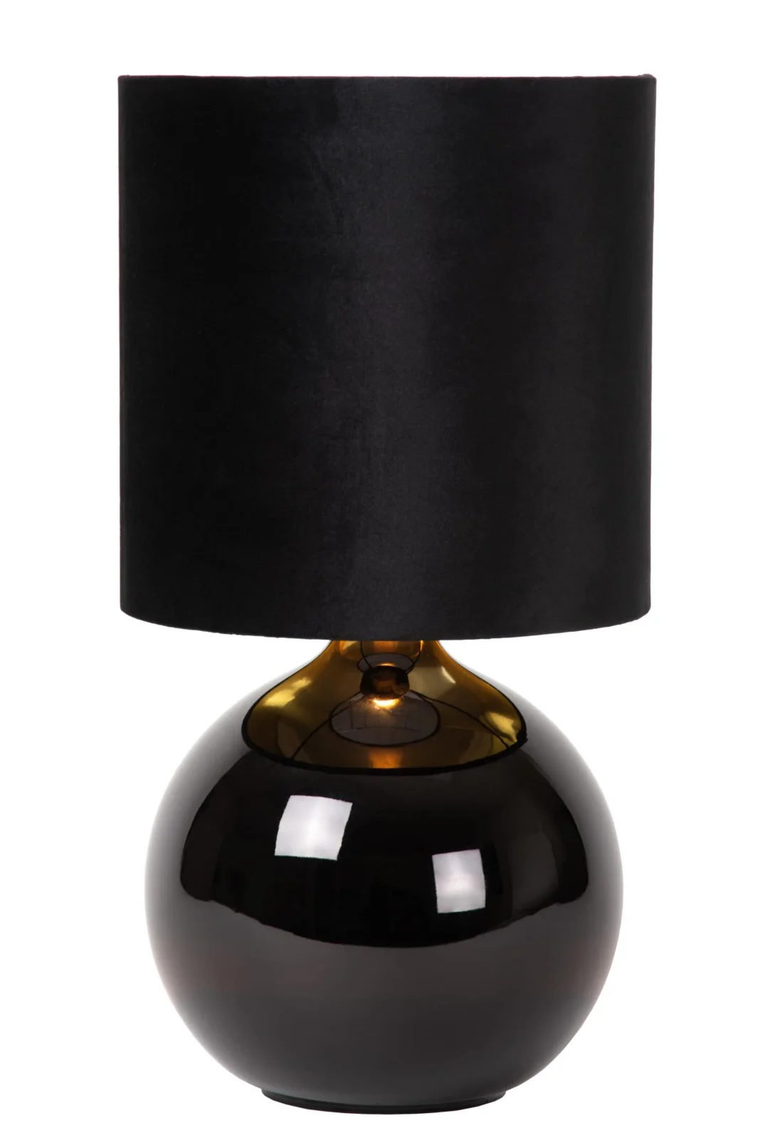 Lucide ESTERAD - Stolnu00e1 lampa - u00d8 24 cm - 1xE14 - u010dierna