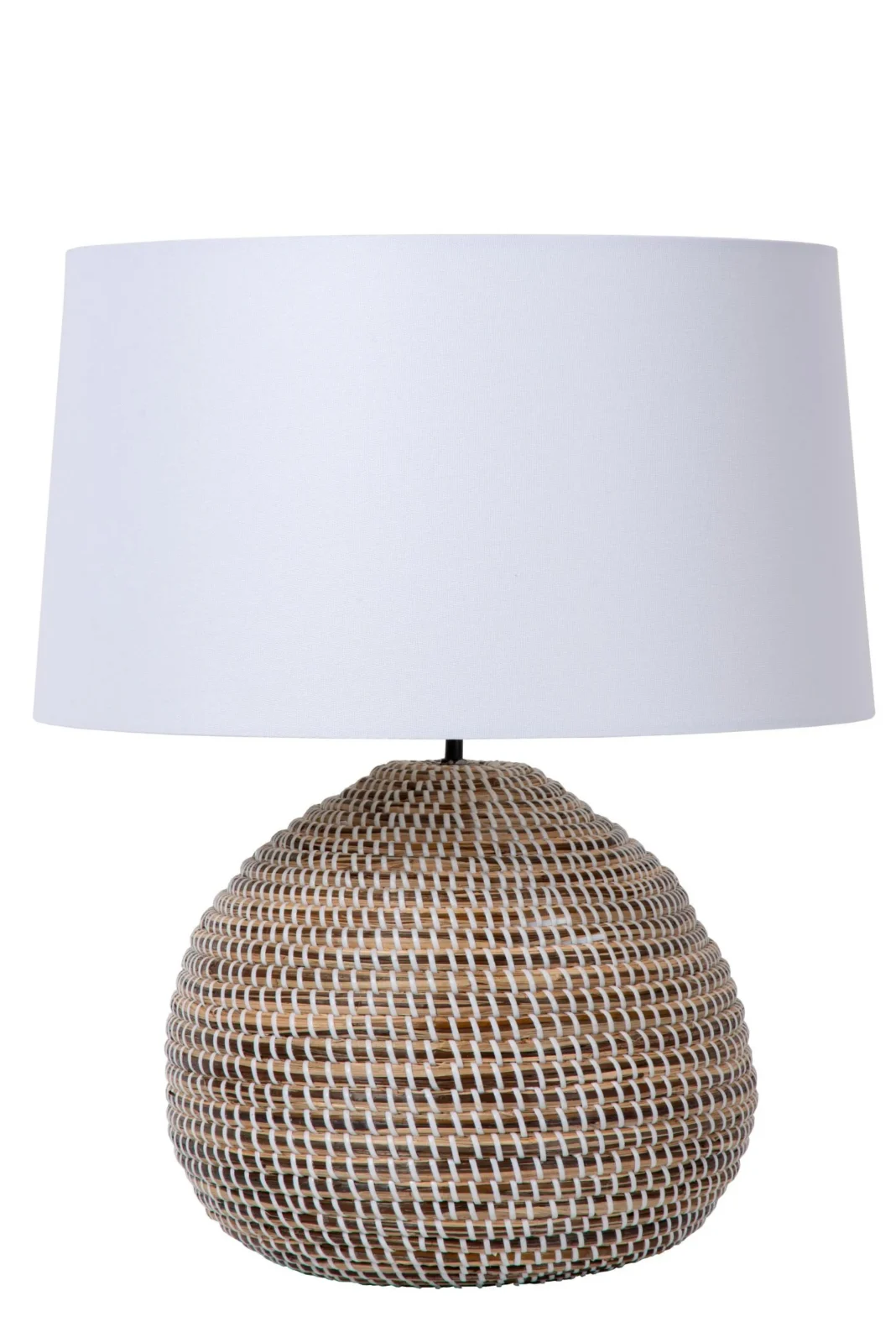 Lucide MADUKA - Stolnu00e1 lampa - u00d8 45 cm - 1xE27 - Prirodzenu00e1 | Pru00e9miovu00e9