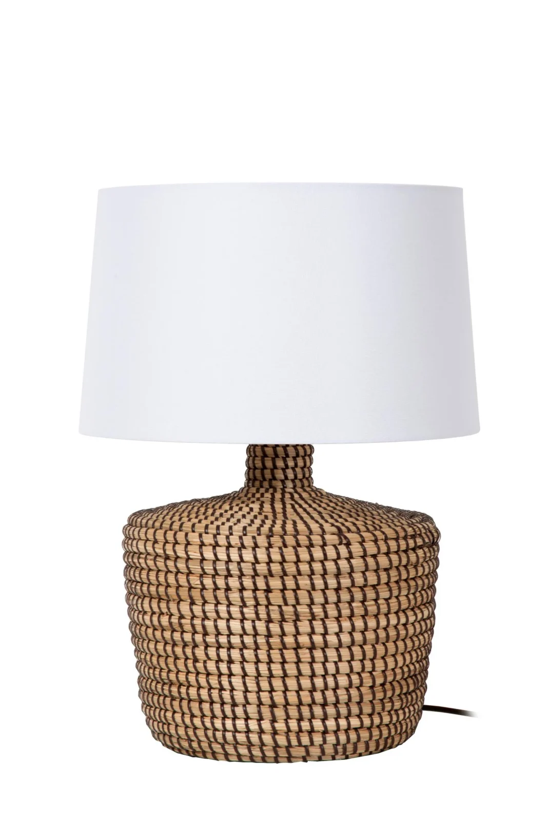 Lucide AMBALA - Stolnu00e1 lampa - u00d8 35 cm - 1xE27 - Prirodzenu00e1 | Pru00e9miovu00e9