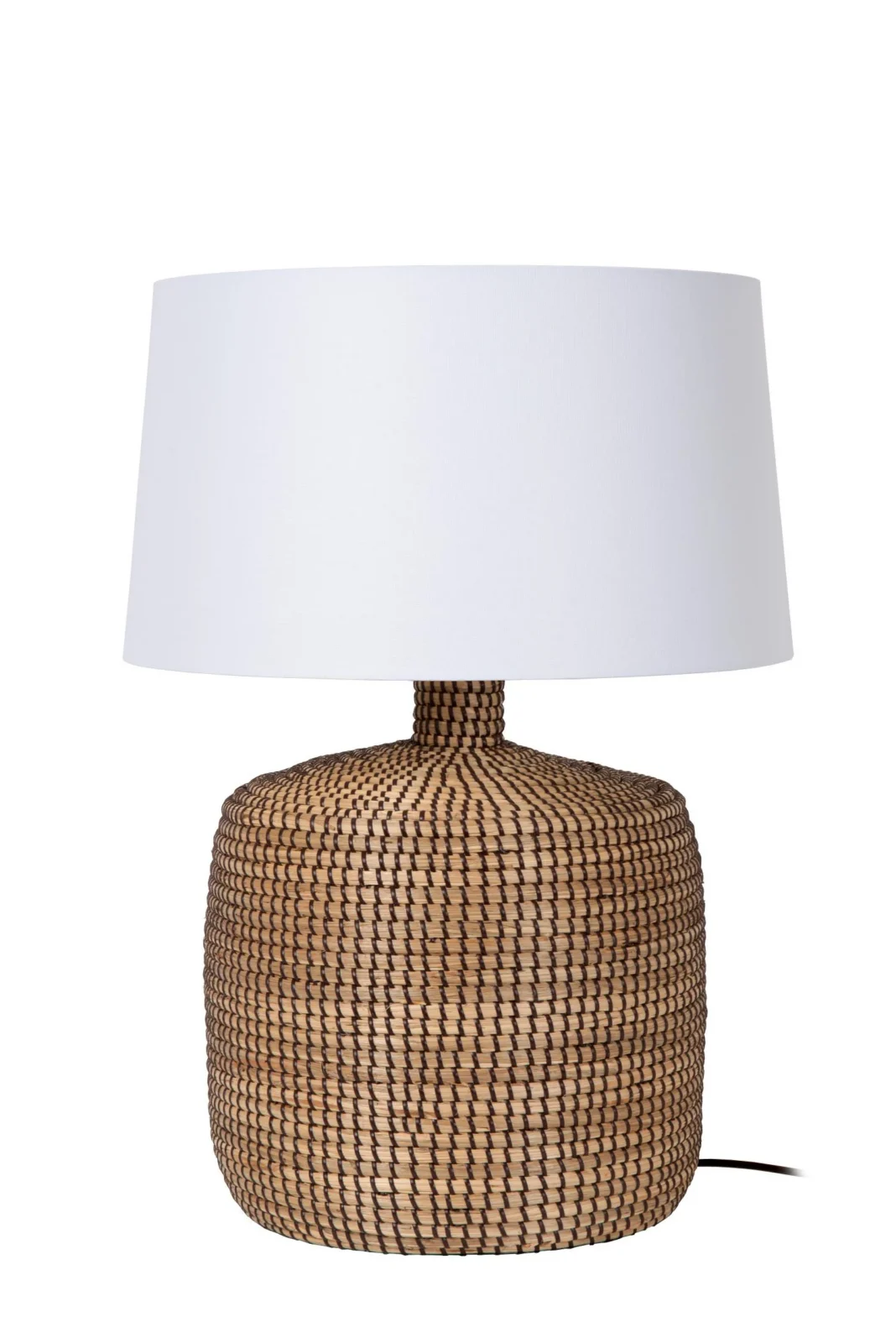 Lucide AMBALA - Stolnu00e1 lampa - u00d8 45 cm - 1xE27 - Prirodzenu00e1 | Pru00e9miovu00e9