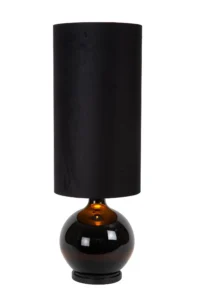 Lucide ESTERAD - Stojacia lampa - u00d8 34 cm - 1xE27 - u010dierna