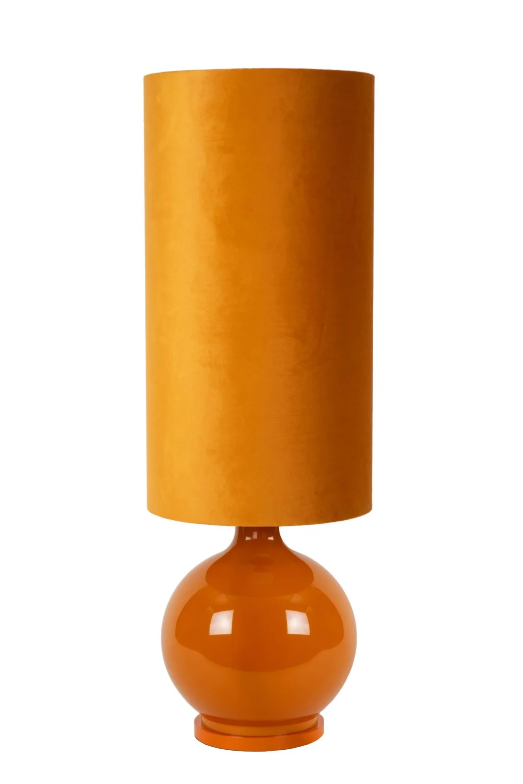 Lucide ESTERAD - Stojaca lampa - u00d8 34 cm - 1xE27 - Ocher Yellow