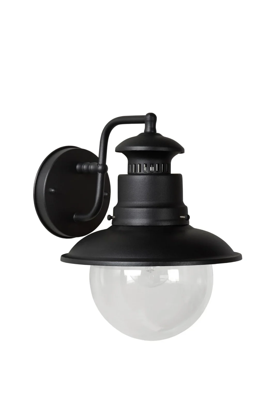 Lucide FIGO - Nu00e1stennu00e9 svetlo vnu00fatornu00e9/vonkaju0161ie - u00d8 21,5 cm - 1xE27 - IP44 - u010dierne