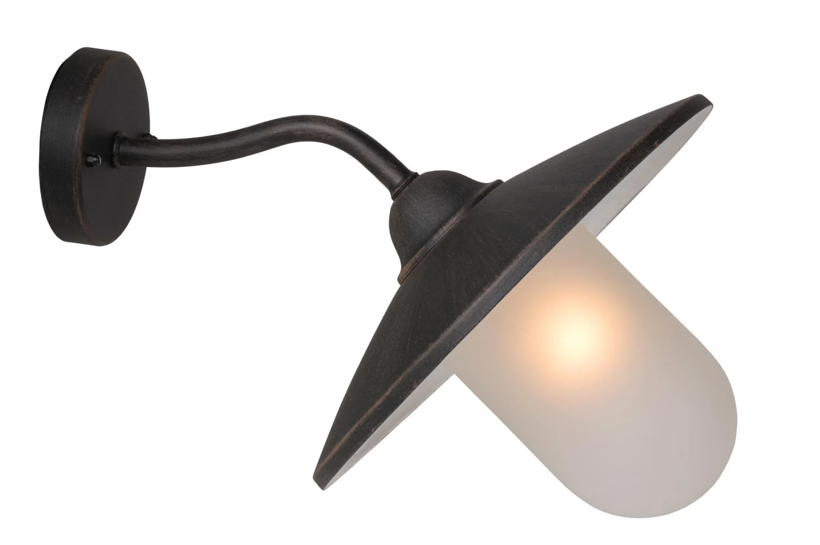 Lucide ARUBA - Nu00e1stennu00e9 svetlo vnu00fatornu00e9/vonkaju0161ie - u00d8 30 cm - 1xE27 - IP44 - Rust Brown