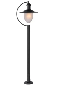 Lucide ARUBA - Lampovu00fd stu013ap - u00d8 25 cm - 1xE27 - IP44 - u010dierny