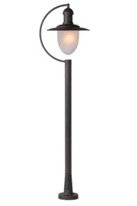 Lucide ARUBA - Lampovu00fd stu013ap - u00d8 25 cm - 1xE27 - IP44 - Rust Brown