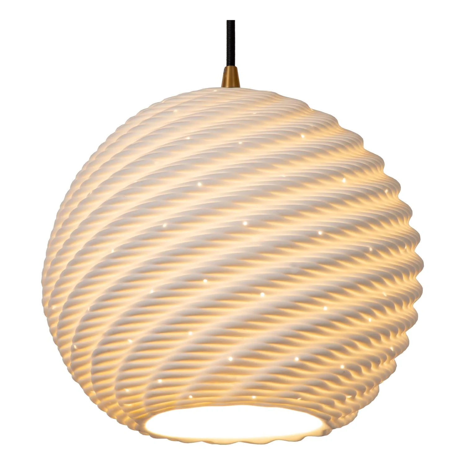 Lucide BINA - Zu00e1vesnu00e9 svetlo - u00d8 25 cm - 1xE27 - biela