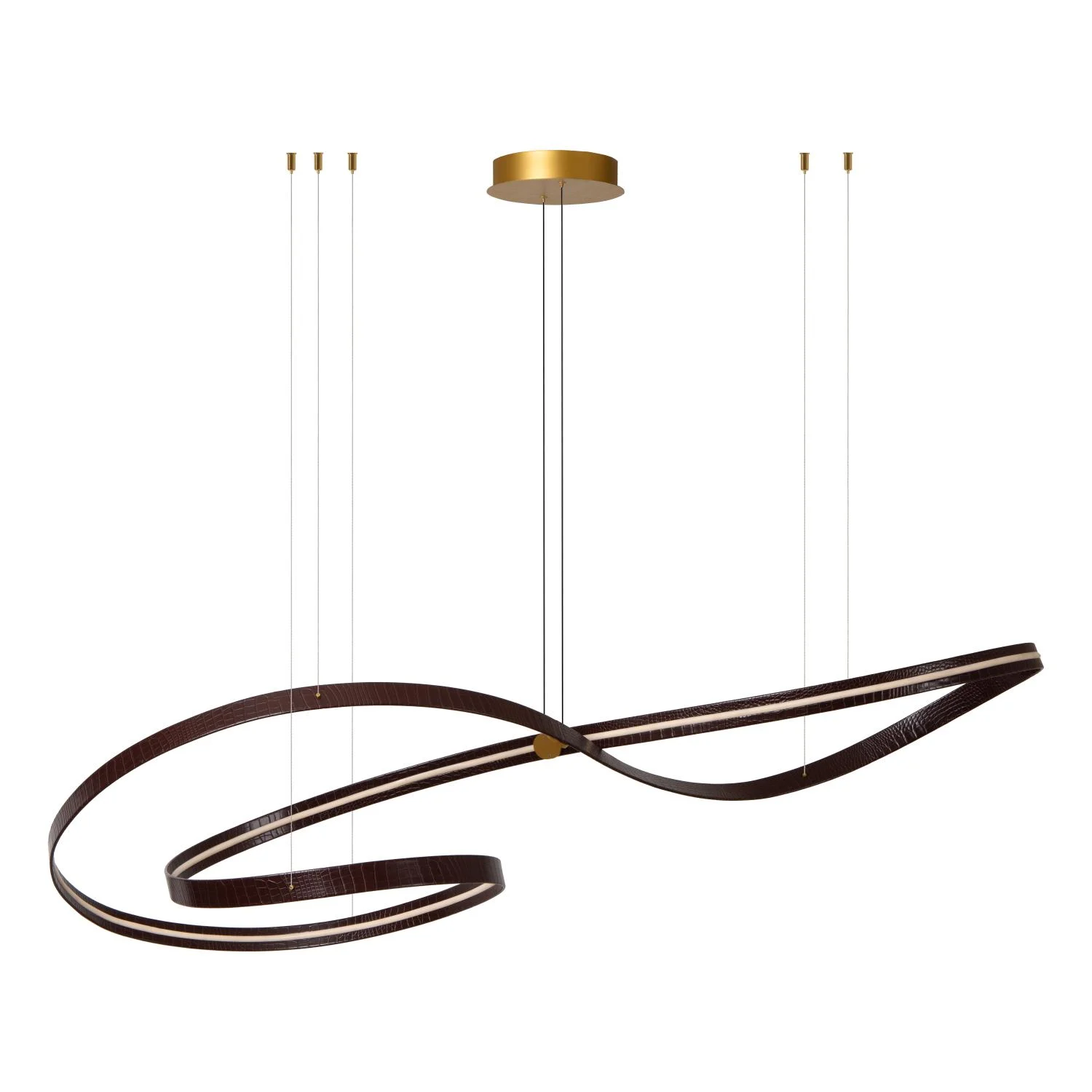 Lucide SLALOM - Zu00e1vesnu00e9 svetlo - LED tlmenu00e9. - CCT - 1x80W 2200K/4000K - Ku00e1va | Pru00e9miovu00e9