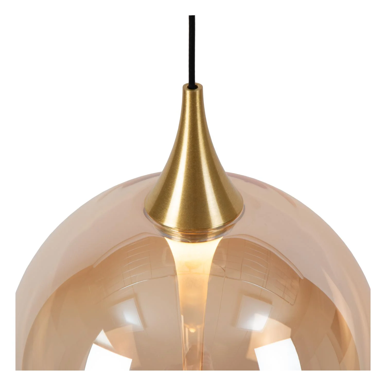 Lucide GISELA - zu00e1vesnu00e9 svetlo - u00d8 36 cm - LED tlmenu00e9 - 3x4,3W 2700K - jantu00e1rovu00e9 | Pru00e9miovu00e9