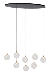 Lucide GISELA - zu00e1vesnu00e9 svetlo - LED tlmenu00e9 - 8x3,9W 2700K - priehu013eadnu00e9 | Pru00e9miovu00e9