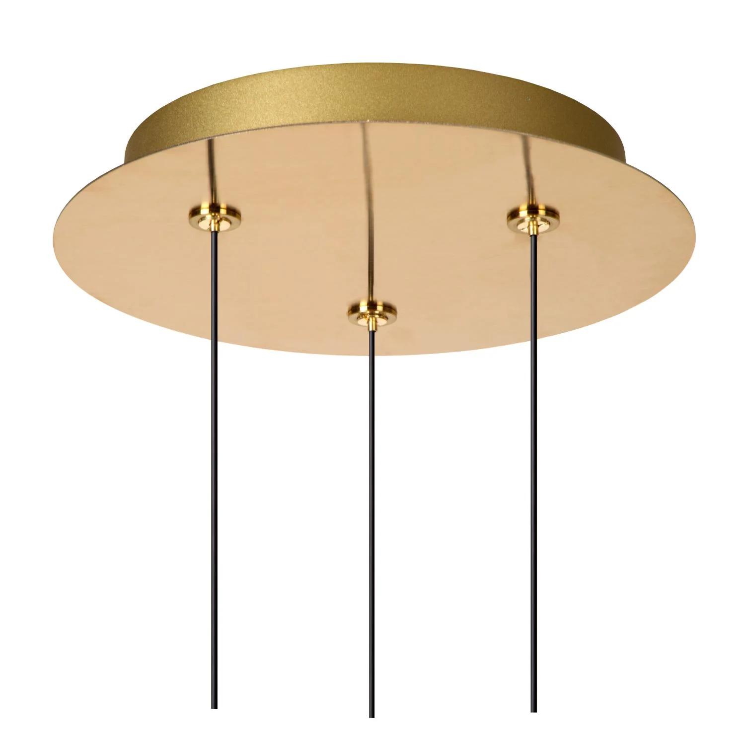 Lucide KLIGANDE - Zu00e1vesnu00e9 svetlo - u00d8 25 cm - LED tlmenu00e9. - 3x8W 2700K - matnu00e9 zlato / mosadz