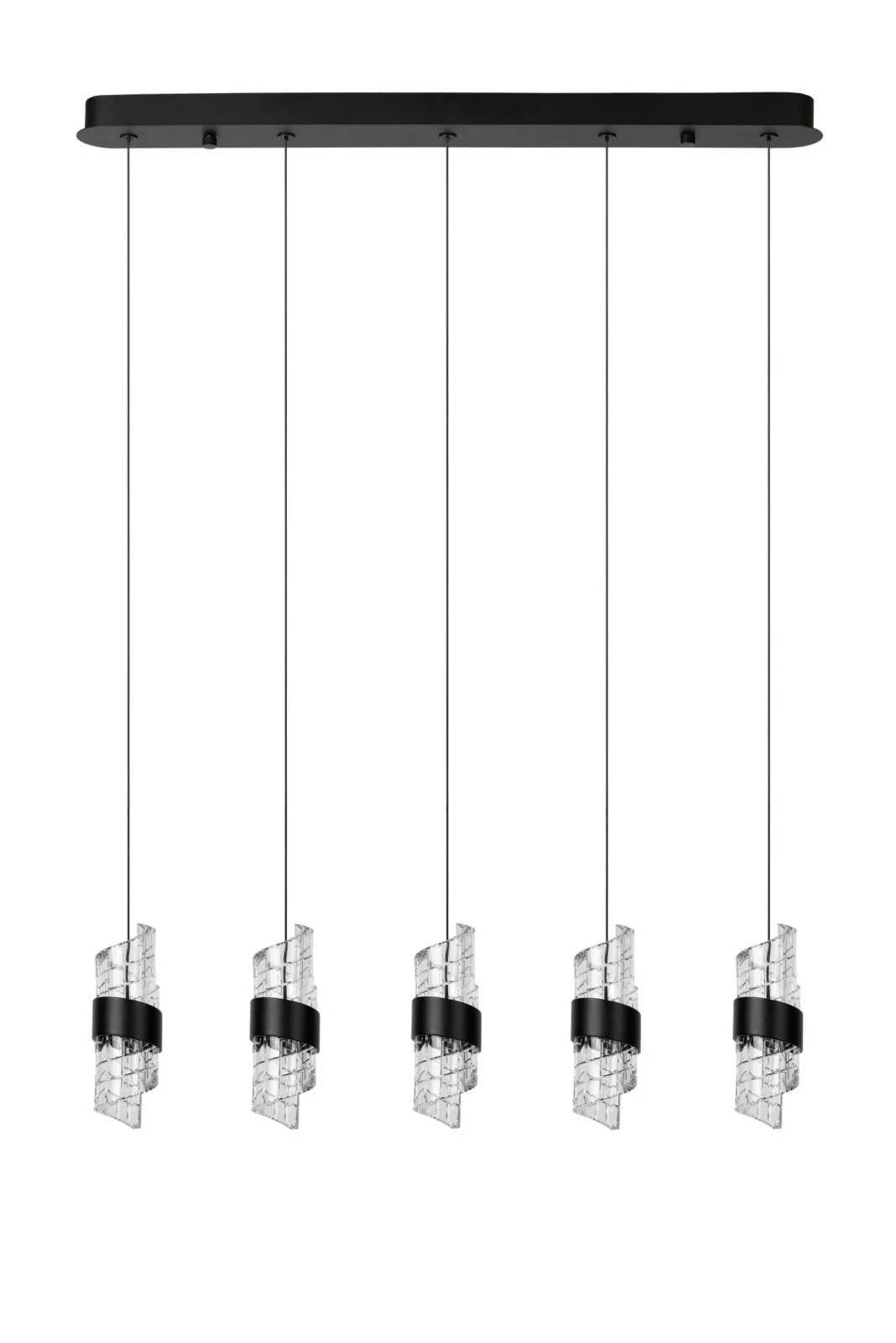 Lucide KLIGANDE - zu00e1vesnu00e9 svetlo - LED tlmenu00e9. - 5x7,8W 2700K - u010dierne