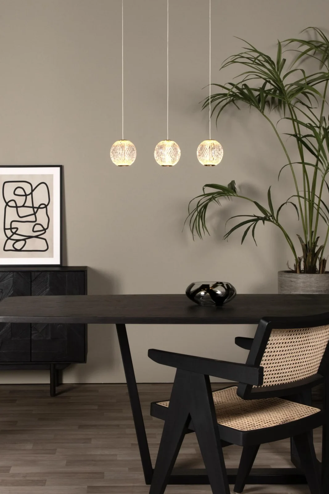 Lucide CINTRA - zu00e1vesnu00e9 svetlo - LED tlmenu00e9. - 3x4,7W 2700K - priehu013eadnu00e9 svetlo