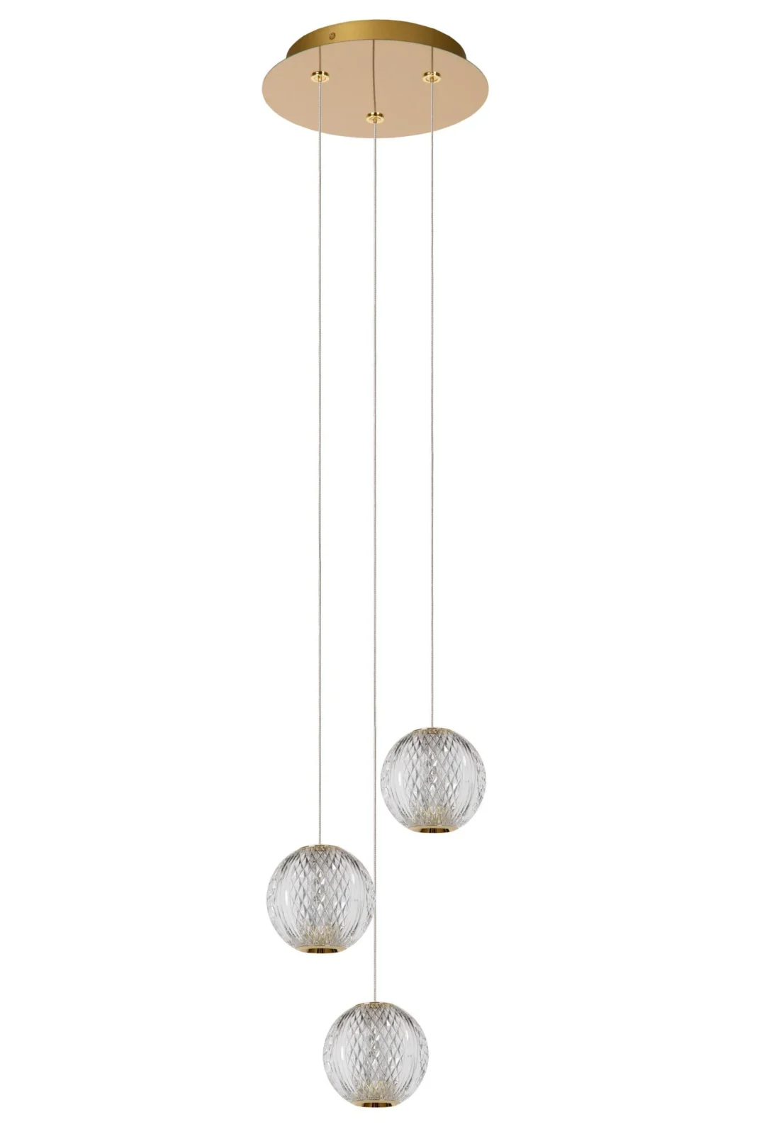 Lucide CINTRA - zu00e1vesnu00e9 svetlo - u00d8 25 cm - LED tlmenu00e9 - 3x4,7W 2700K - priehu013eadnu00e9