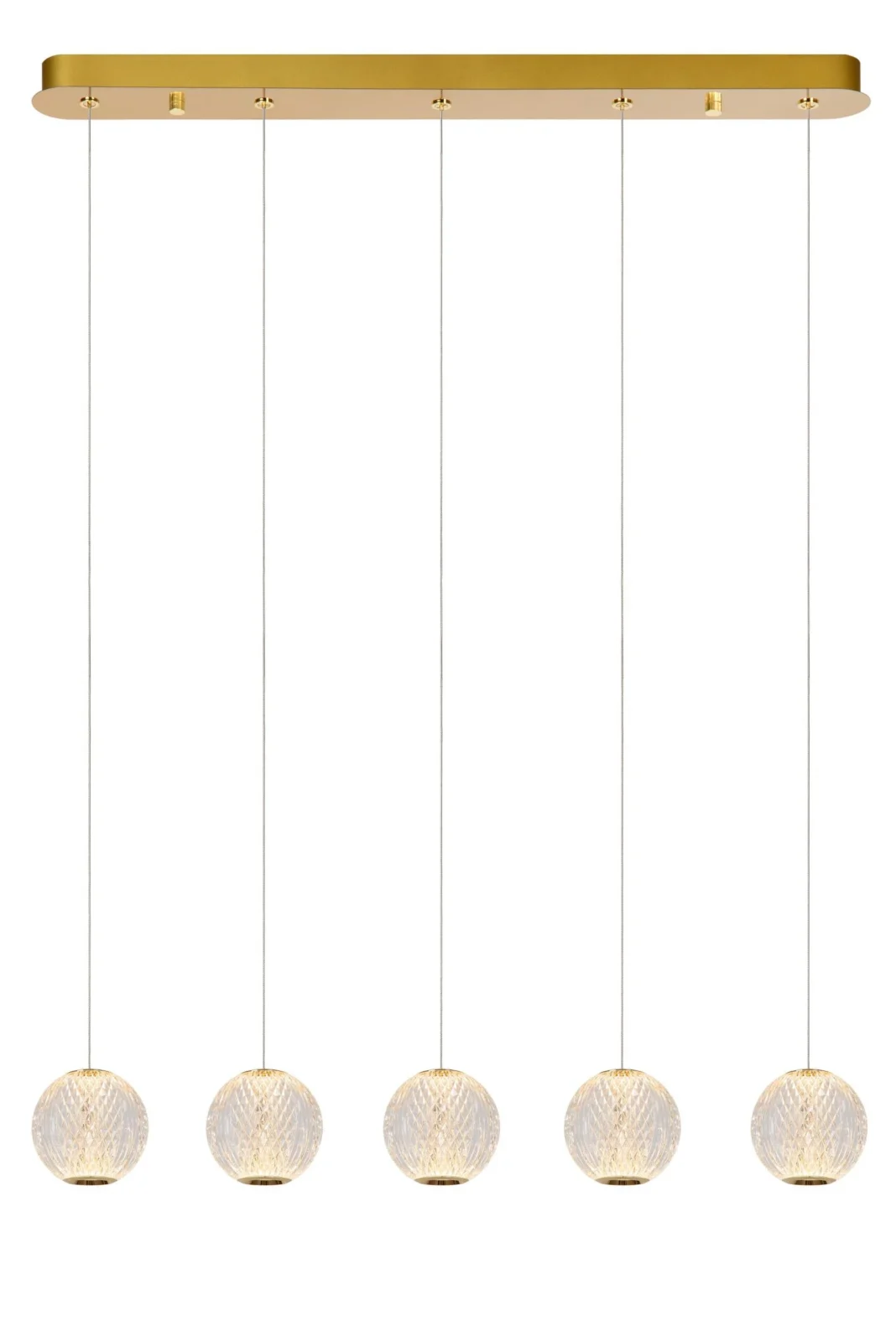 Lucide CINTRA - zu00e1vesnu00e9 svetlo - LED tlmenu00e9. - 5x4,7W 2700K - priehu013eadnu00e9 svetlo