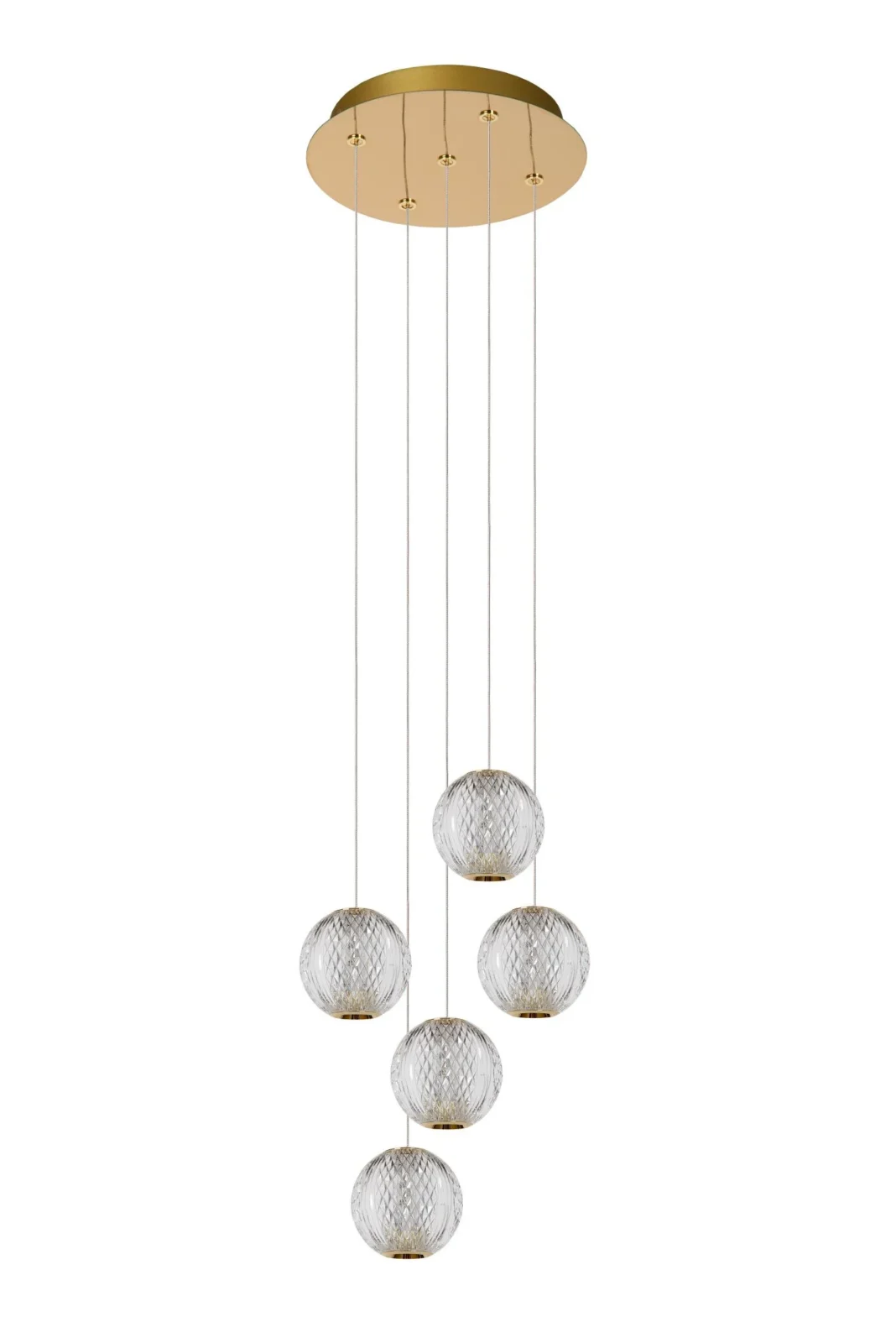 Lucide CINTRA - zu00e1vesnu00e9 svetlo - u00d8 32 cm - LED tlmenu00e9 - 5x4,7W 2700K - priehu013eadnu00e9