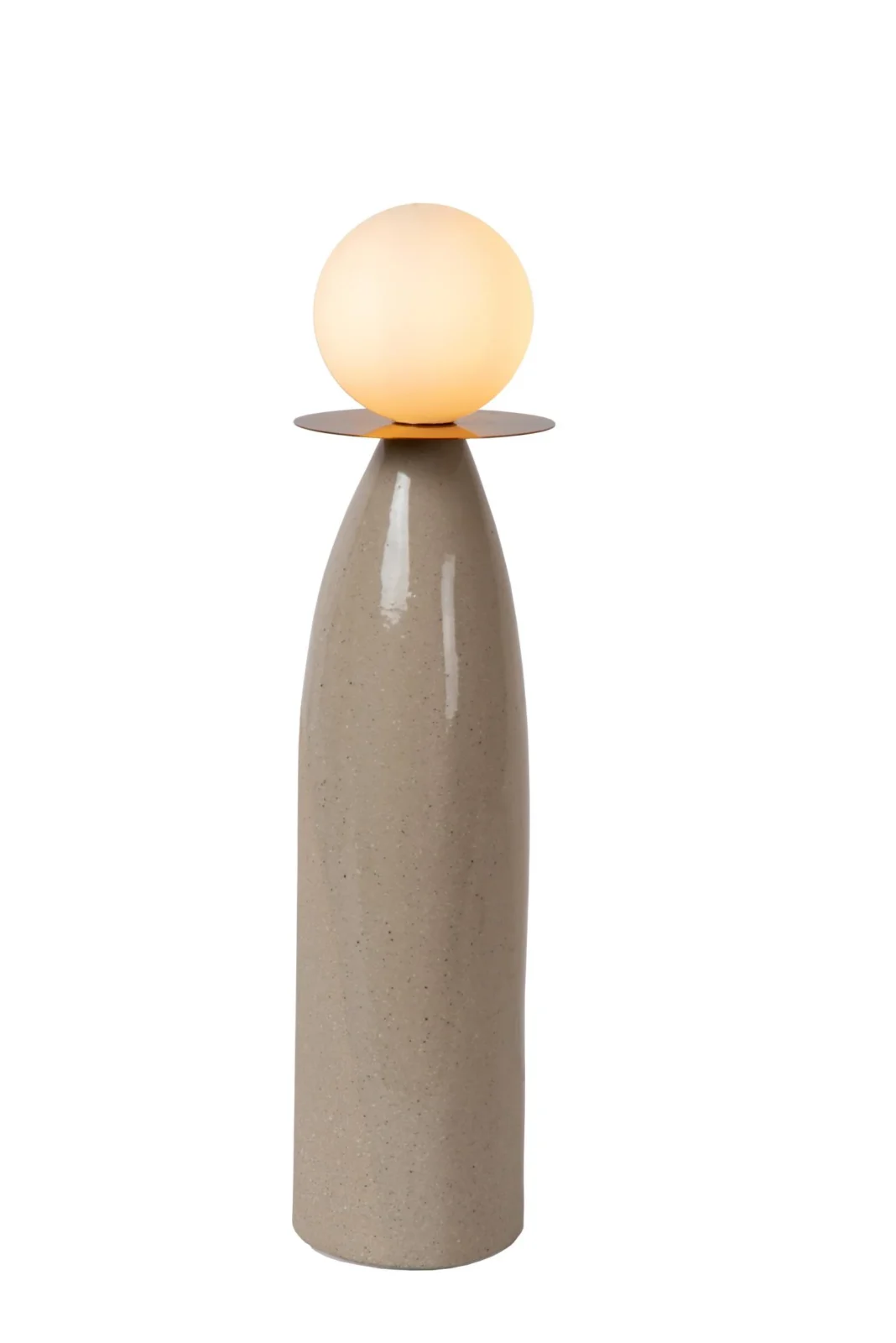 Lucide FIGARO - stolnu00e1 lampa - u00d8 12 cm - 1xG9 - sivu00e1