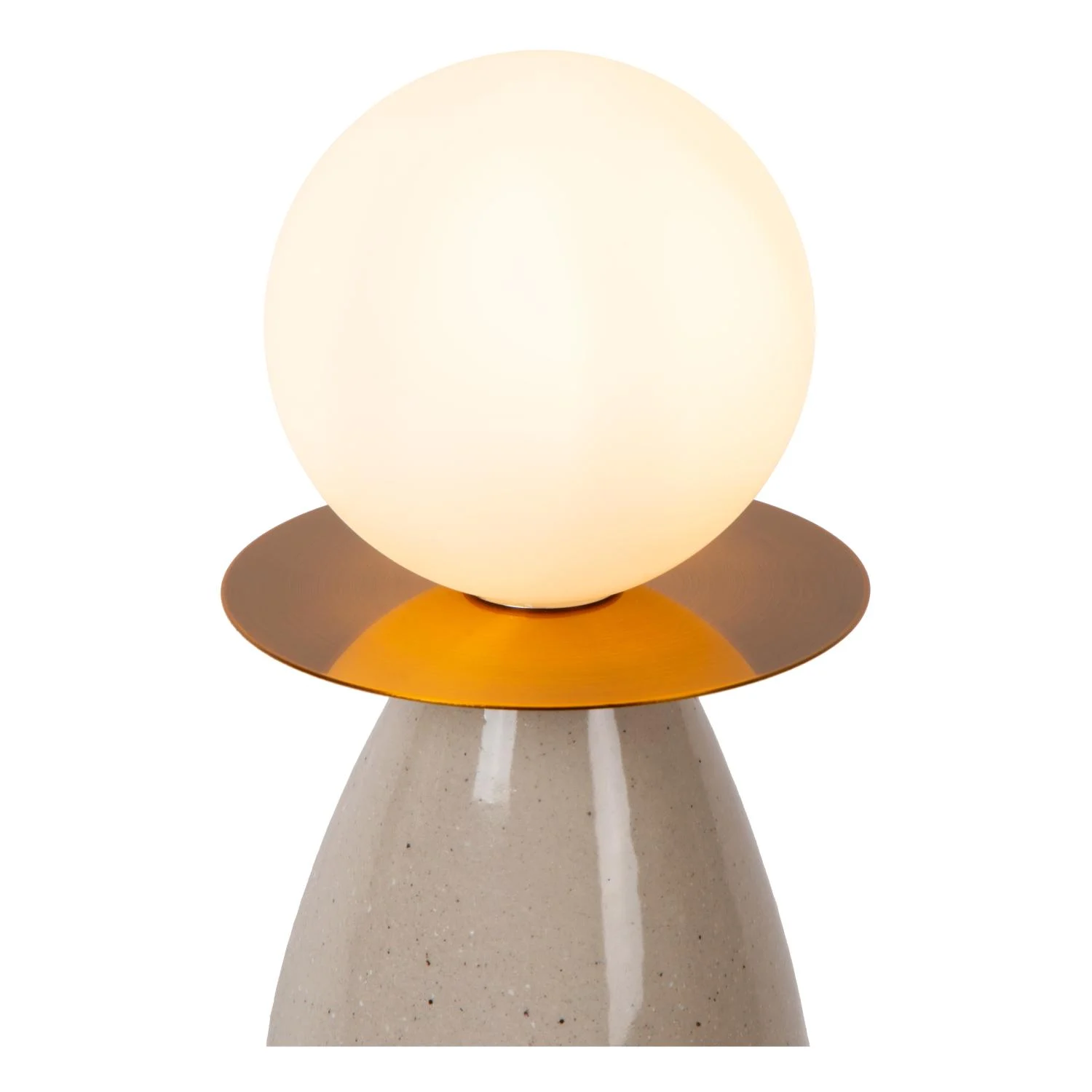 Lucide FIGARO - stolnu00e1 lampa - u00d8 12 cm - 1xG9 - sivu00e1