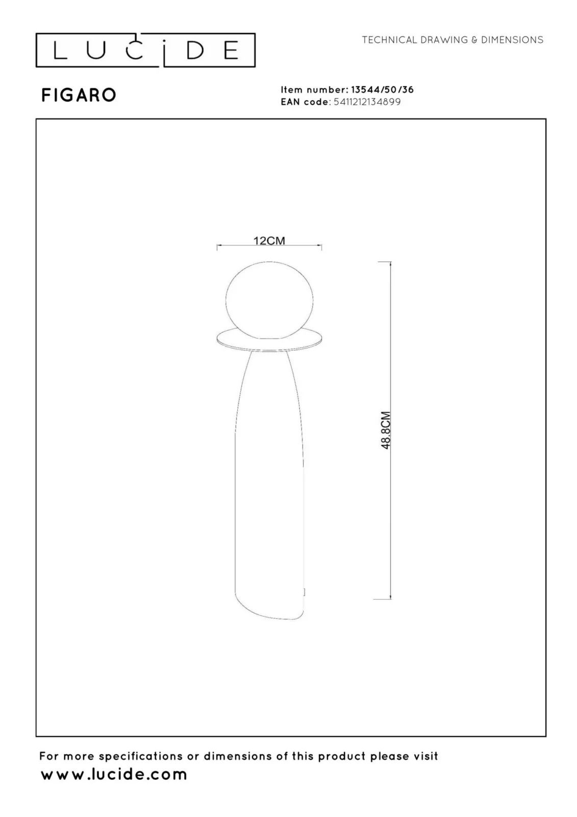 Lucide FIGARO - stolnu00e1 lampa - u00d8 12 cm - 1xG9 - sivu00e1