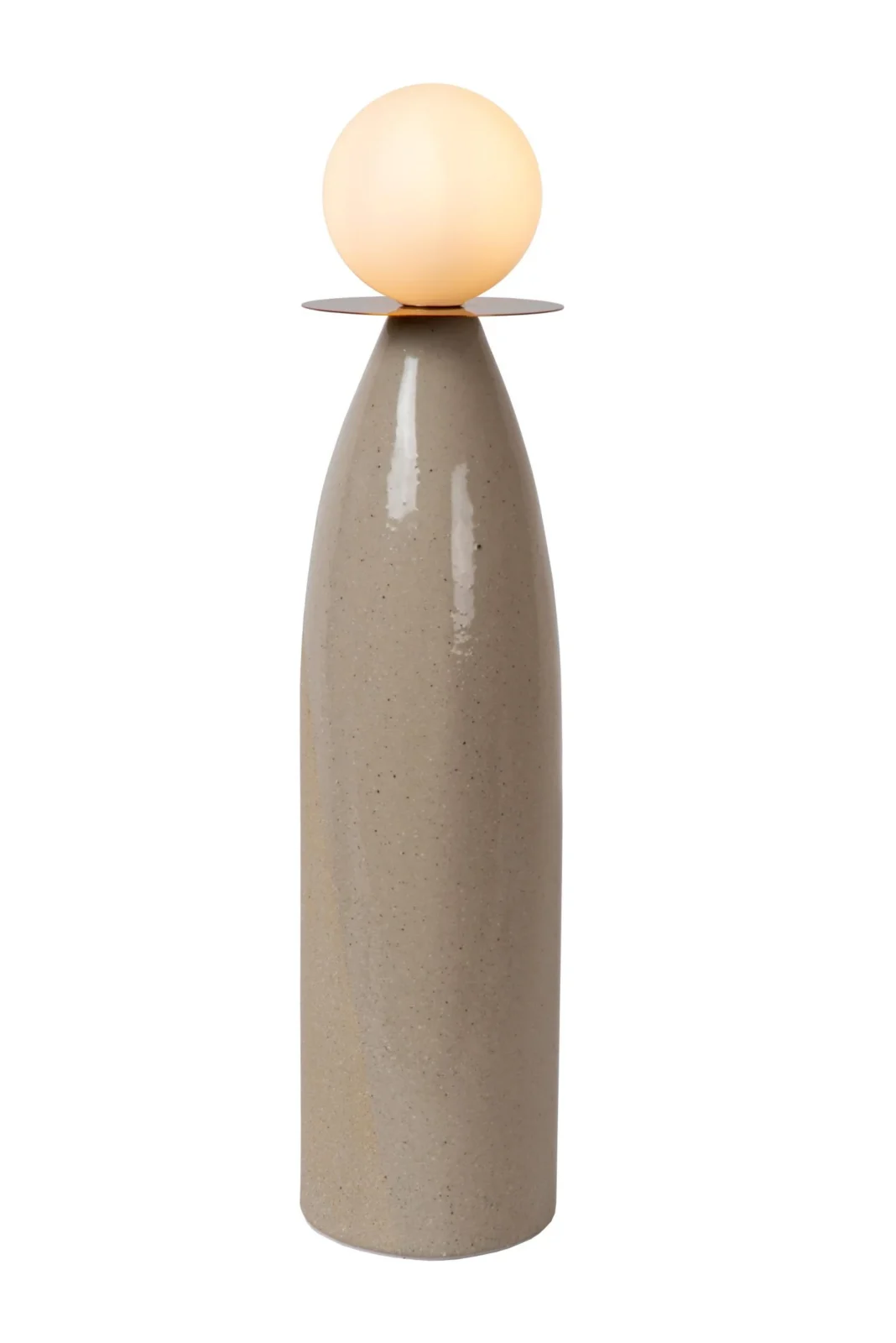 Lucide FIGARO - stolnu00e1 lampa - u00d8 12 cm - 1xG9 - sivu00e1