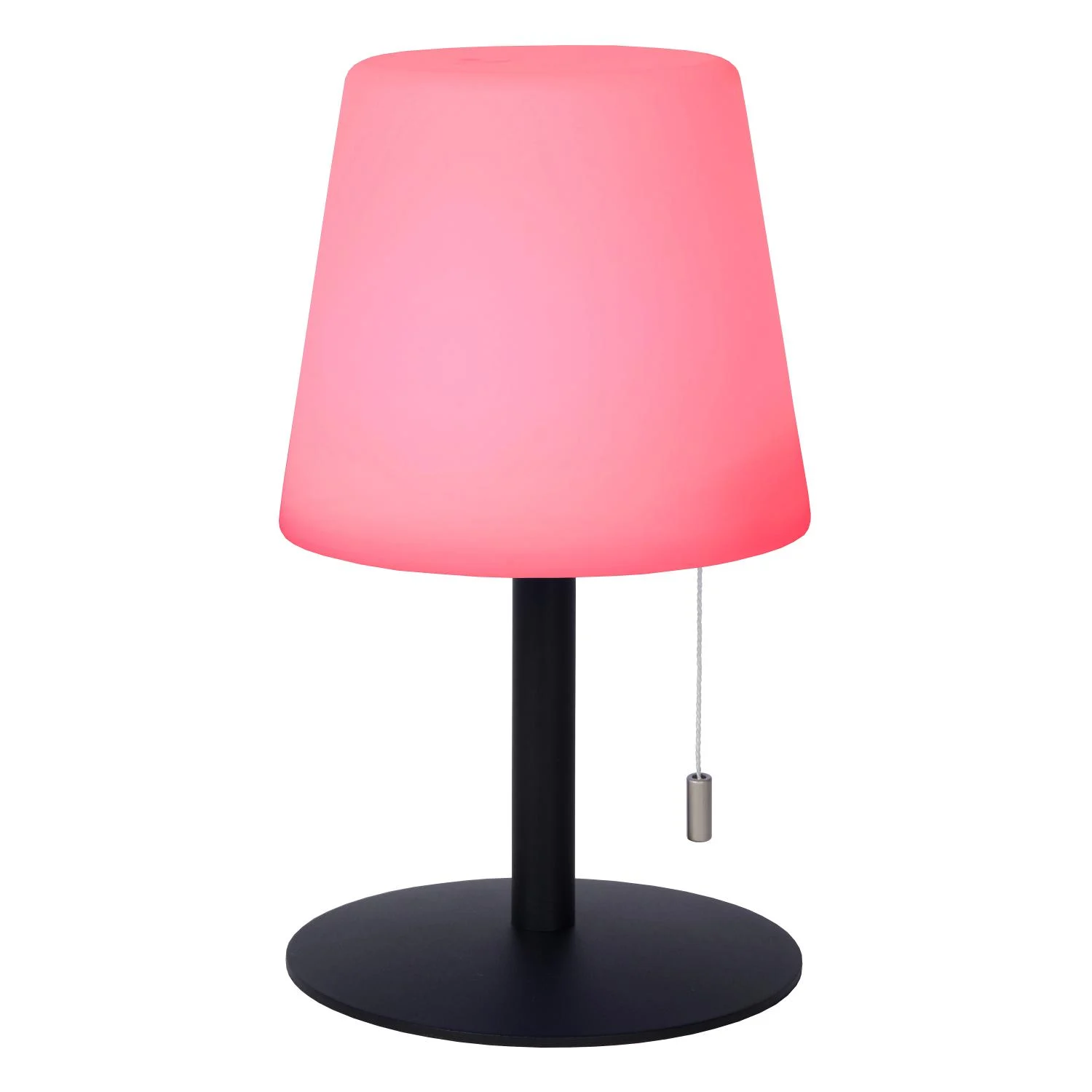 Lucide RIO - Nabu00edjateu013enu00e1 stolnu00e1 lampa do interiu00e9ru/exteriu00e9ru - Batu00e9riovu00fd balu00edk - u00d8 15,5 cm - LED tlmenu00e1 - 1x1,8W 3000K - IP44 - Rgb - Viacfarebnu00e1