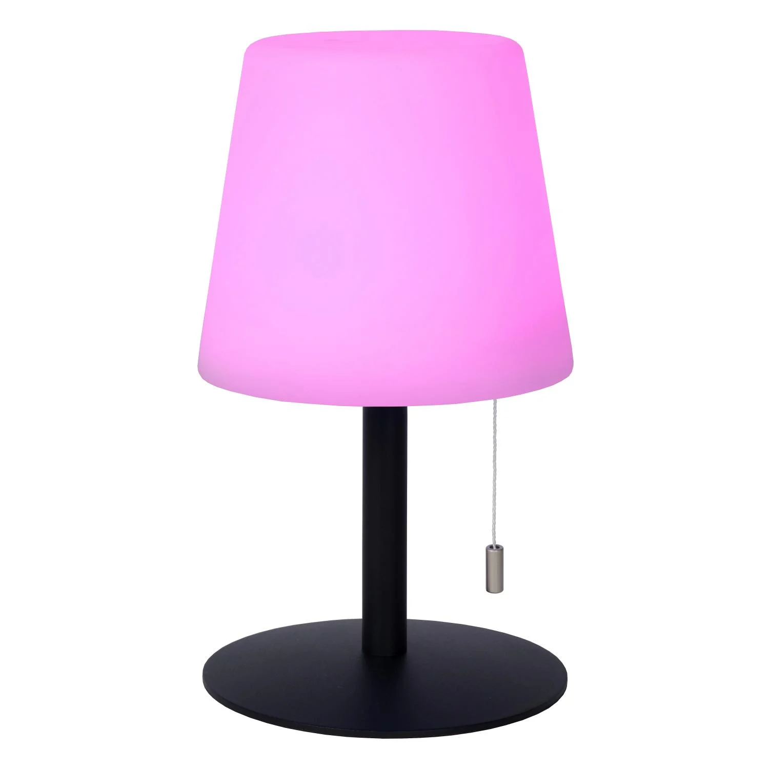 Lucide RIO - Nabu00edjateu013enu00e1 stolnu00e1 lampa do interiu00e9ru/exteriu00e9ru - Batu00e9riovu00fd balu00edk - u00d8 15,5 cm - LED tlmenu00e1 - 1x1,8W 3000K - IP44 - Rgb - Viacfarebnu00e1