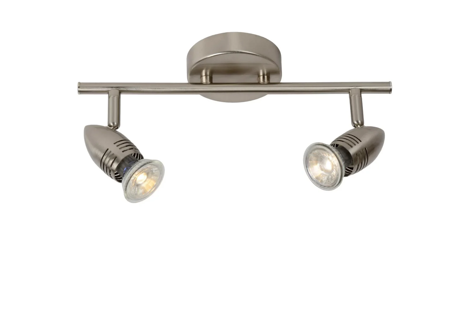 Lucide CARO-LED - Stropnu00e9 reflektory - LED - GU10 - 2x5W 2700K - Satin Chrome