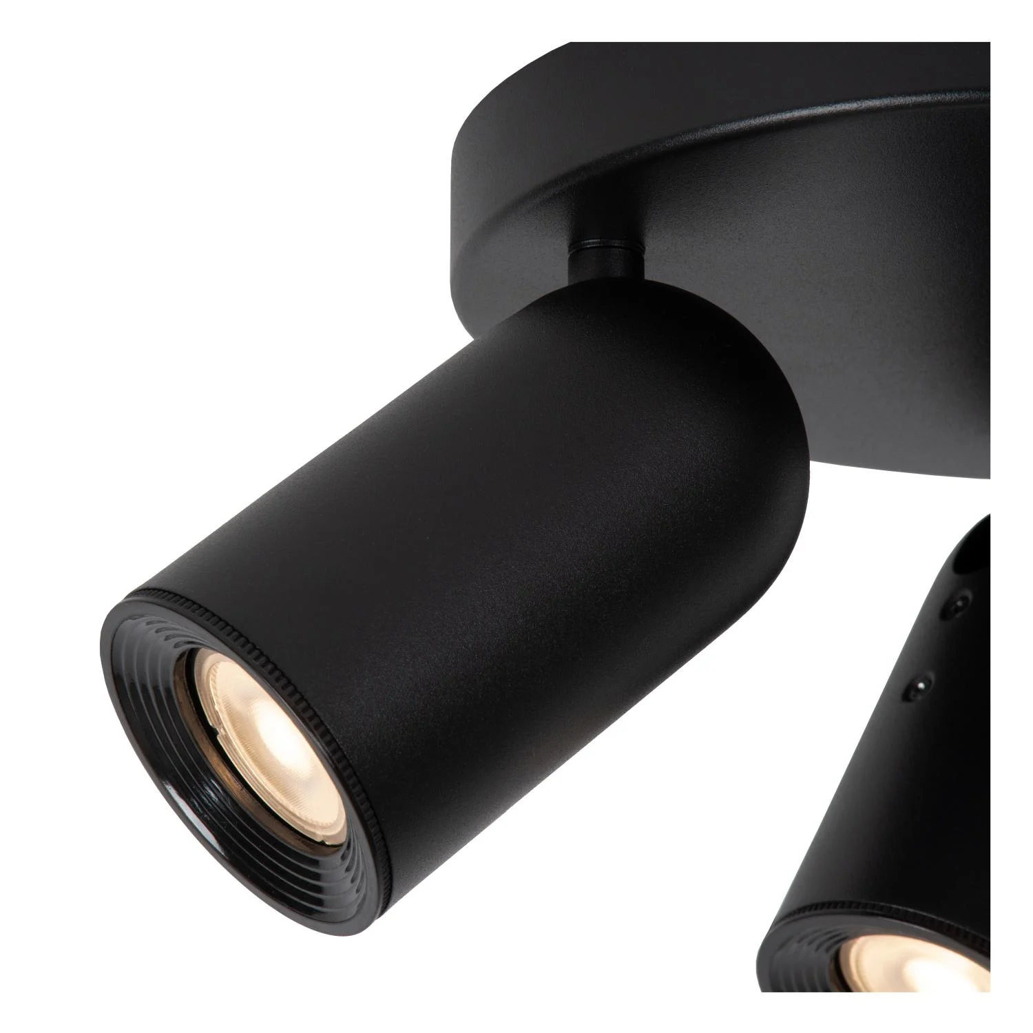 Lucide PUNCH - Stropnu00e9 reflektory - u00d8 21 cm - 3xGU10 - u010dierna