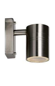 Lucide ARNE-LED - Nu00e1stennu00e9 reflektory / Nu00e1stennu00e9 svetlo Interiu00e9r/Vonkaju0161u00ed - u00d8 6,3 cm - LED - GU10 - 1x5W 2700K - IP44 - Satin Chrome