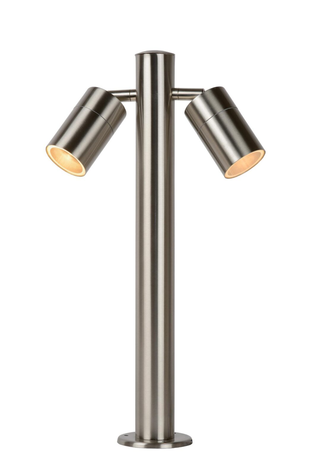 Lucide ARNE-LED - Stu013apikovu00e9 svetlo - u00d8 6,3 cm - LED - GU10 - 2x5W 2700K - IP44 - Satin Chrome