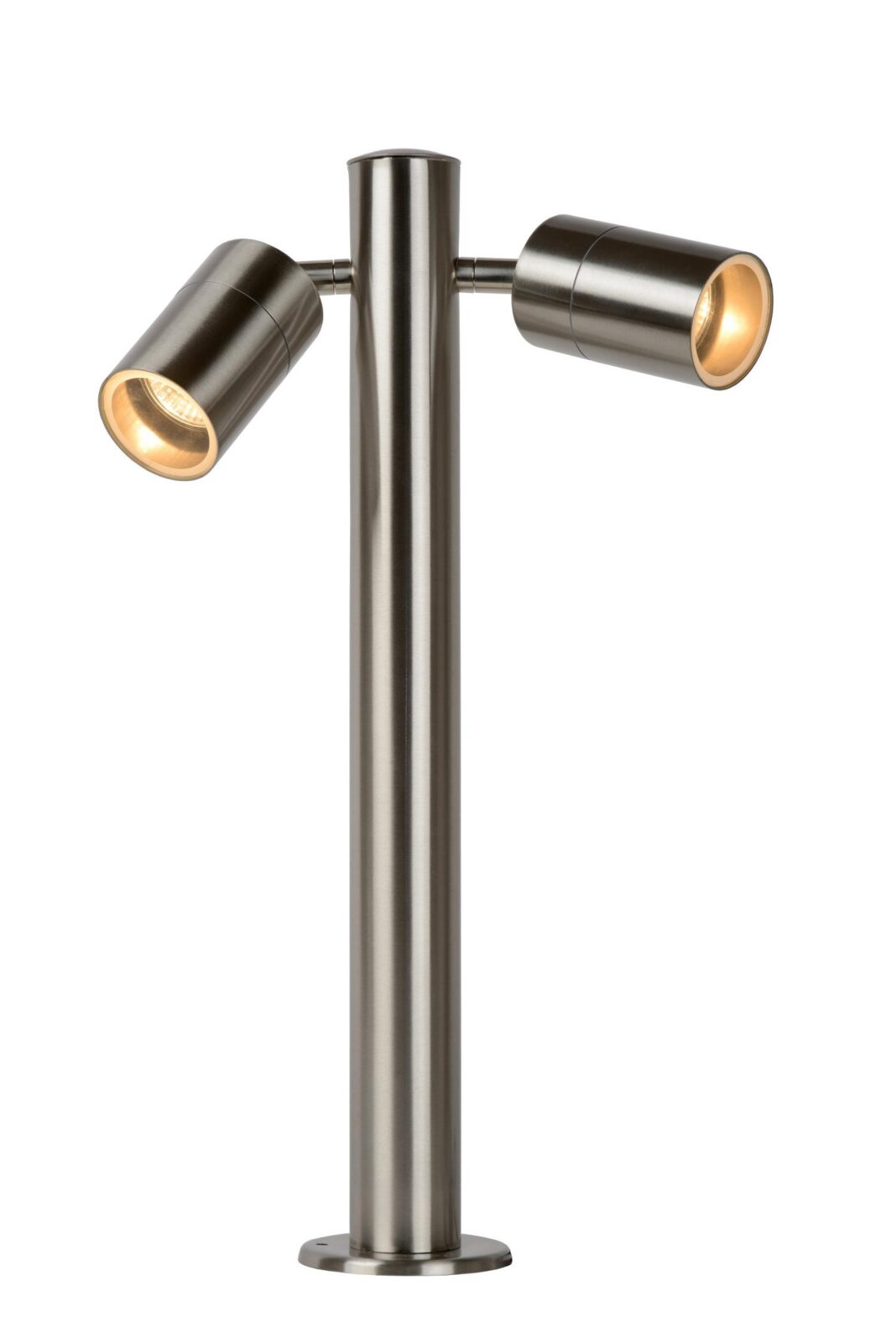 Lucide ARNE-LED - Stu013apikovu00e9 svetlo - u00d8 6,3 cm - LED - GU10 - 2x5W 2700K - IP44 - Satin Chrome