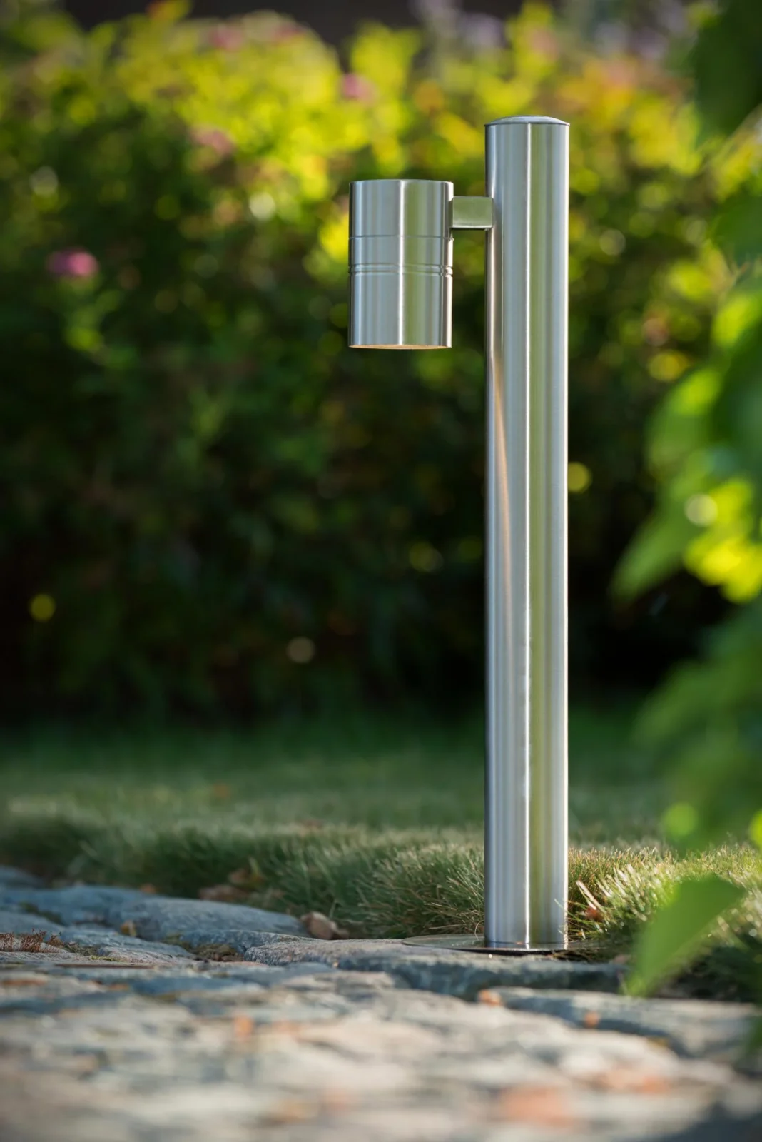 Lucide ARNE-LED - Stu013apikovu00e9 svetlo - u00d8 6,3 cm - LED - GU10 - 1x5W 2700K - IP44 - Satin Chrome