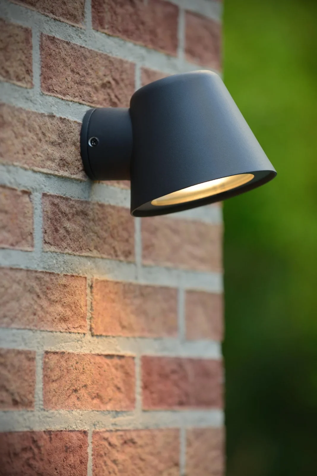 Lucide DINGO-LED - Nu00e1stennu00e9 svetlo vnu00fatornu00e9/vonkaju0161ie - LED tlmenu00e9. - GU10 - 1x5W 3000K - IP44 - Antracit