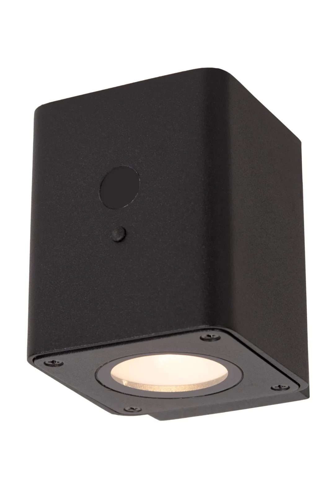 Lucide RAMIN - Nu00e1stennu00e9 svetlo vnu00fatornu00e9/vonkaju0161ie - solu00e1rne - LED tlmenu00e9. - 1x1W 2700K/3000K - IP54 - senzor pohybu a du0148a/noci - u010dierny