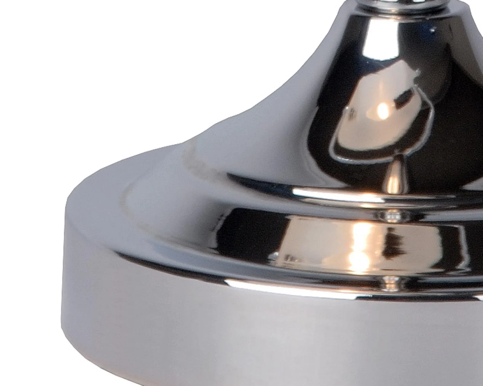 Lucide BANKER - Stolnu00e1 lampa - 1xE14 - Chru00f3m