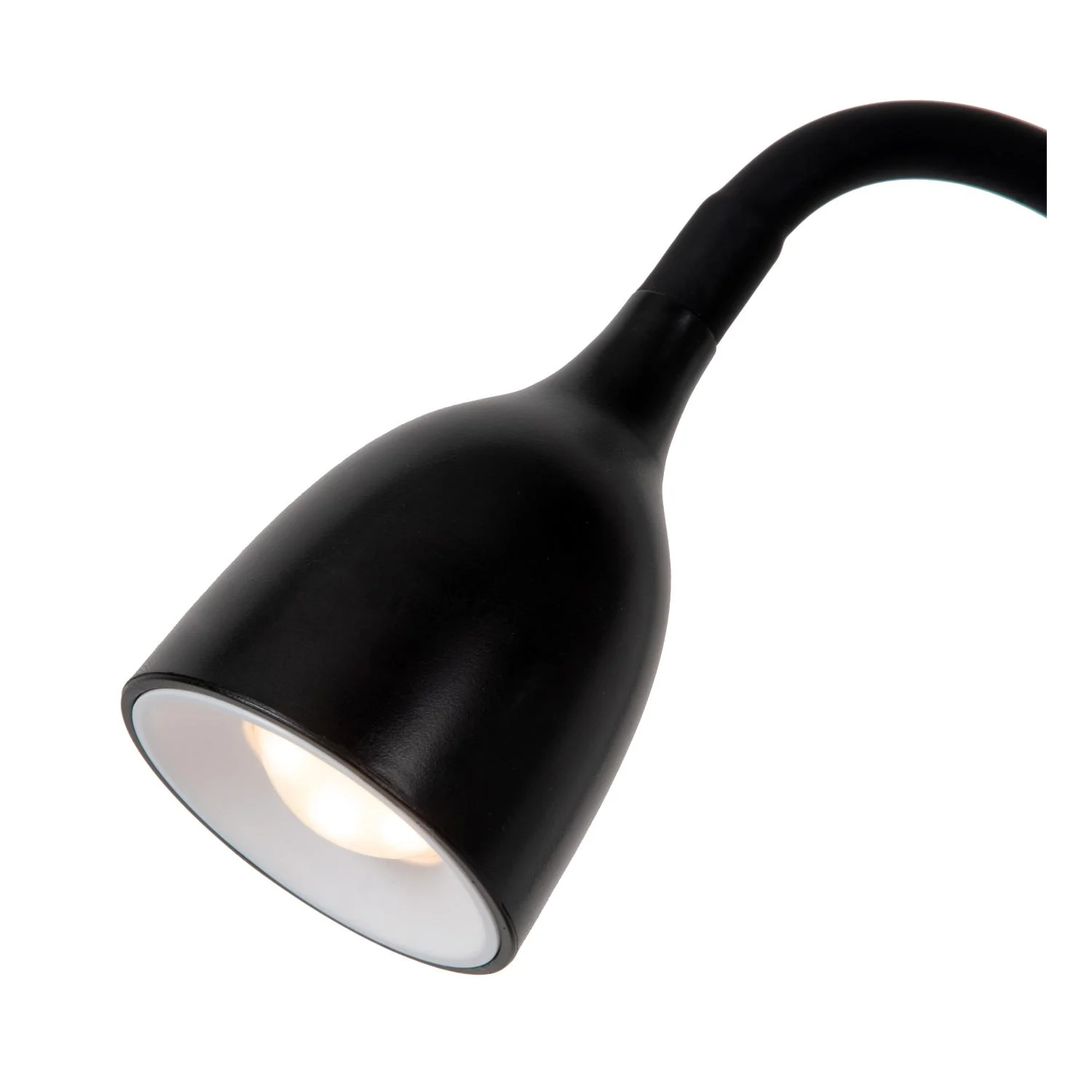 Lucide MILO - stolnu00e1 lampa - u00d8 12,8 cm - LED - 1x3,2W 3000K - u010dierna