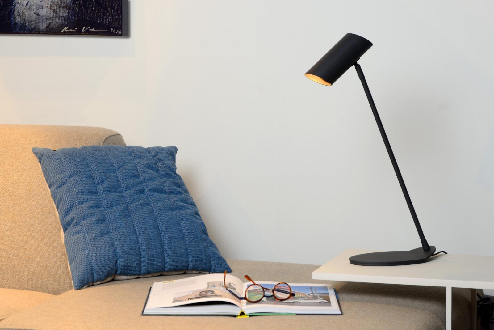 Lucide HESTER - Stolnu00e1 lampa - 1xGU10 - Antracit
