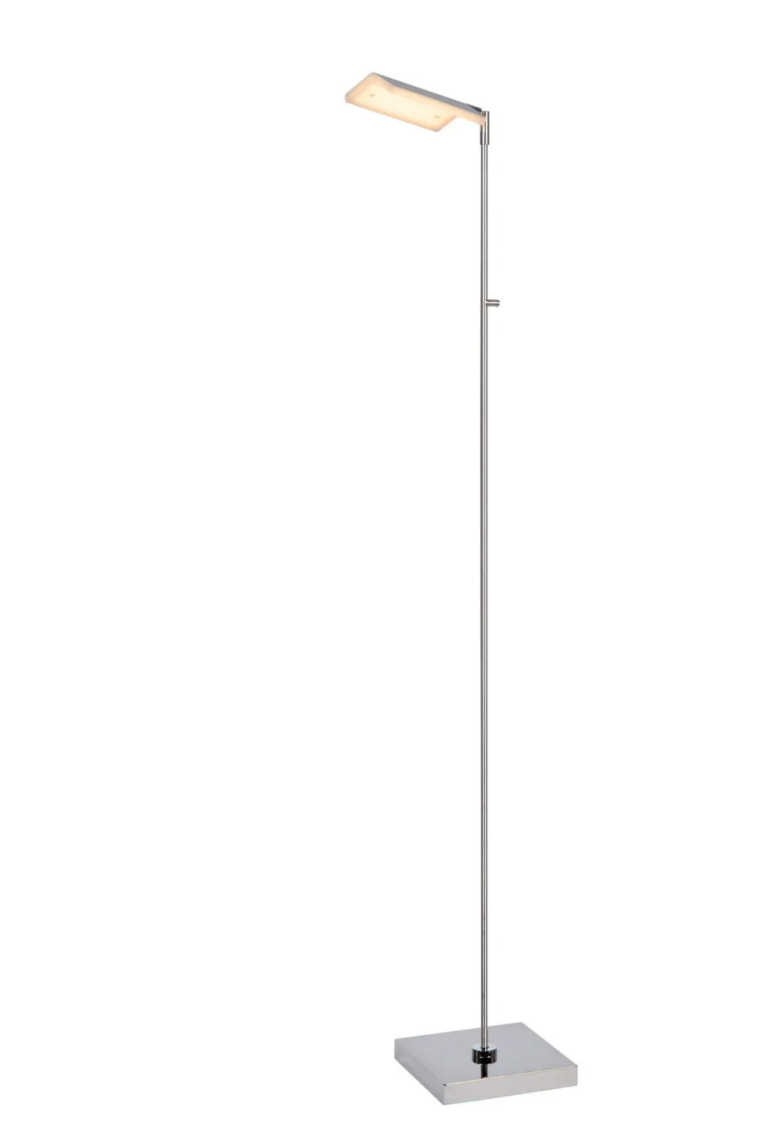 Lucide AARON - Podlahovu00e1 u010du00edtacia lampa - LED tlmenu00e1 - CCT - 1x12W 2700K/4000K - chru00f3m