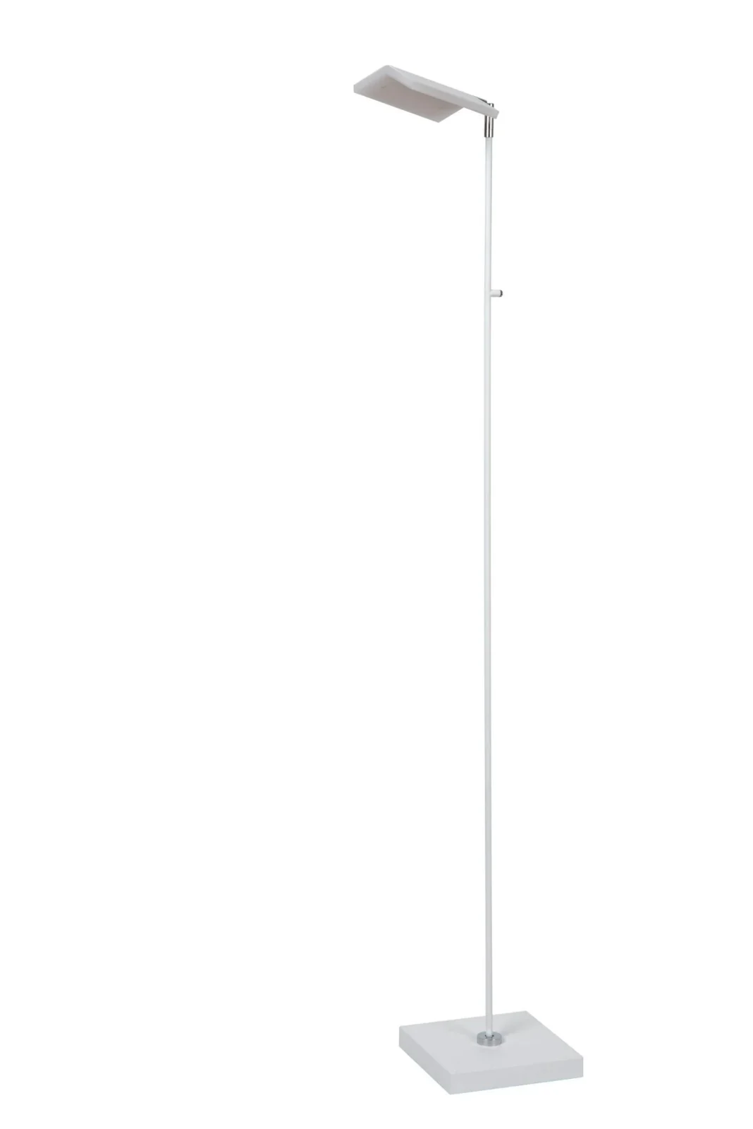 Lucide AARON - Podlahovu00e1 u010du00edtacia lampa - LED tlmenu00e1 - CCT - 1x12W 2700K/4000K - biela