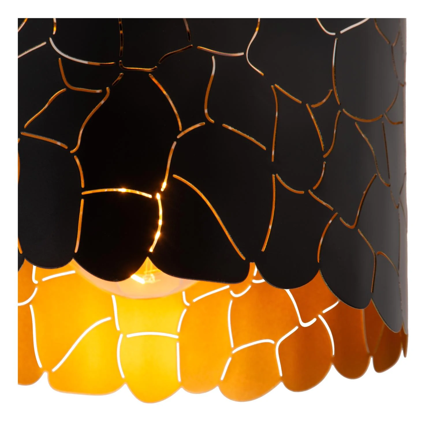 Lucide ALMELO - Zapustenu00e9 stropnu00e9 svetlo - u00d8 25,5 cm - 1xE27 - u010dierne