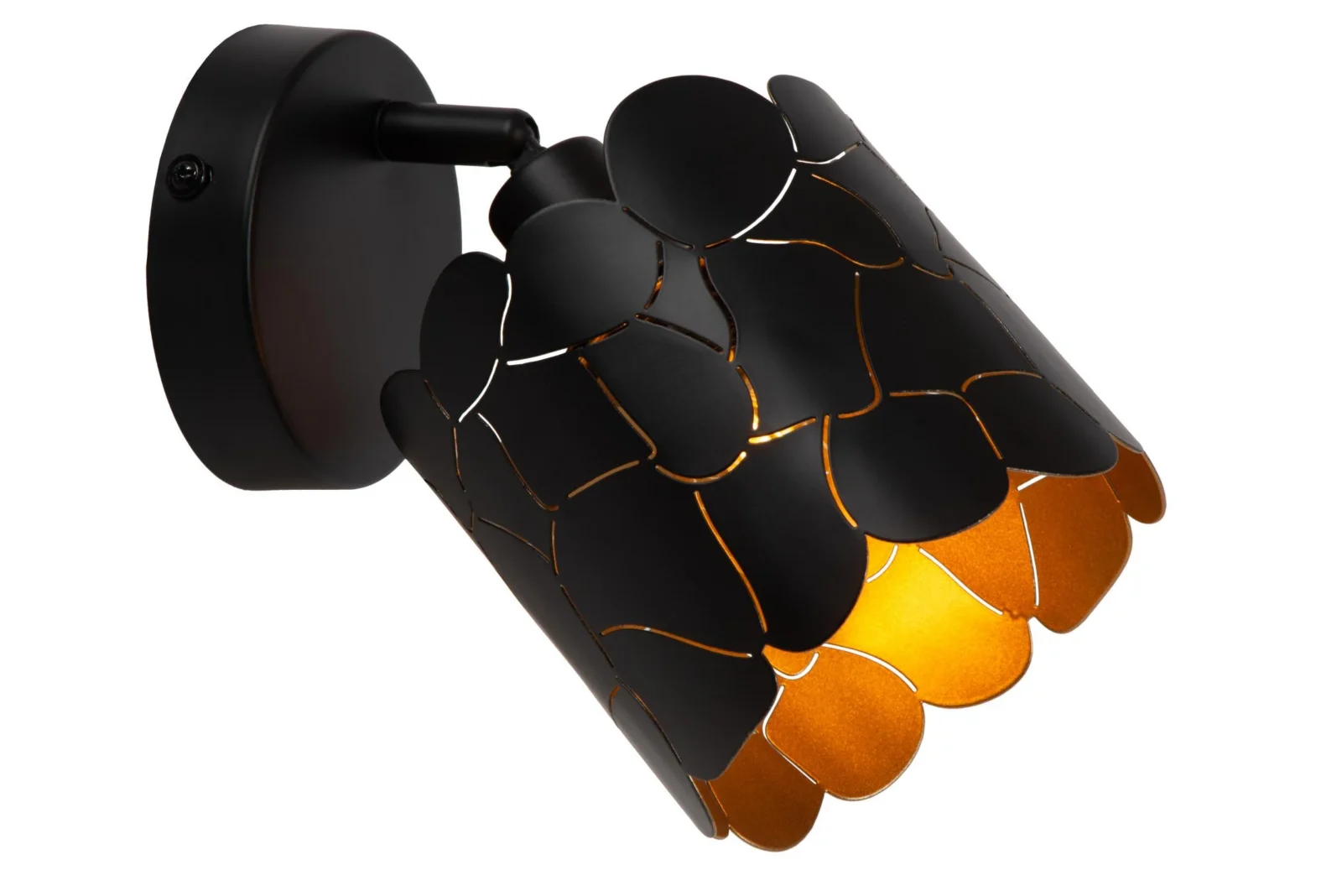 Lucide ALMELO - Nu00e1stennu00e9 reflektor / Nu00e1stennu00e9 svetlo - u00d8 12 cm - 1xE14 - u010dierne