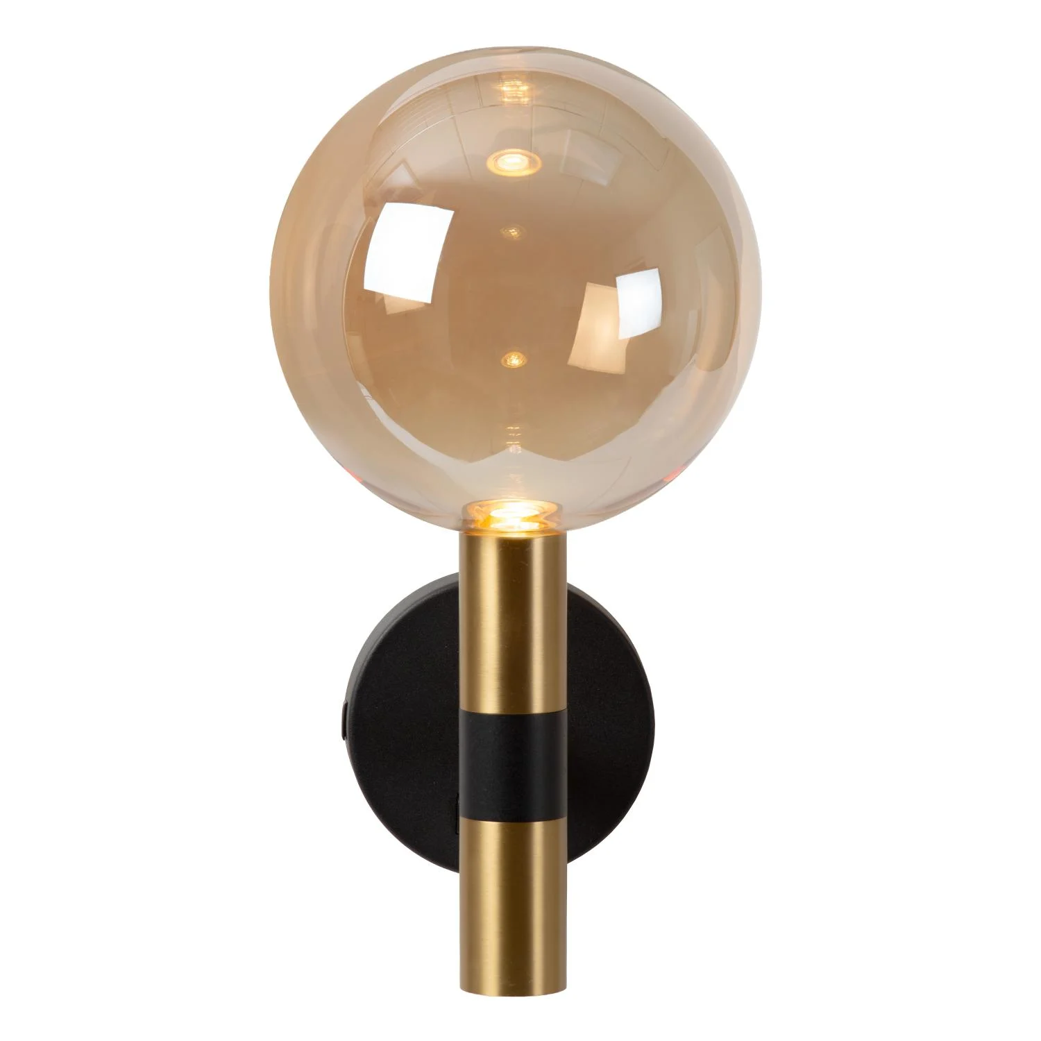 Lucide JOSIANE - Nu00e1stennu00e9 svetlo - u00d8 18 cm - 1xG9 - S USB nabu00edjacu00edm portom - u010dierna - Vibes