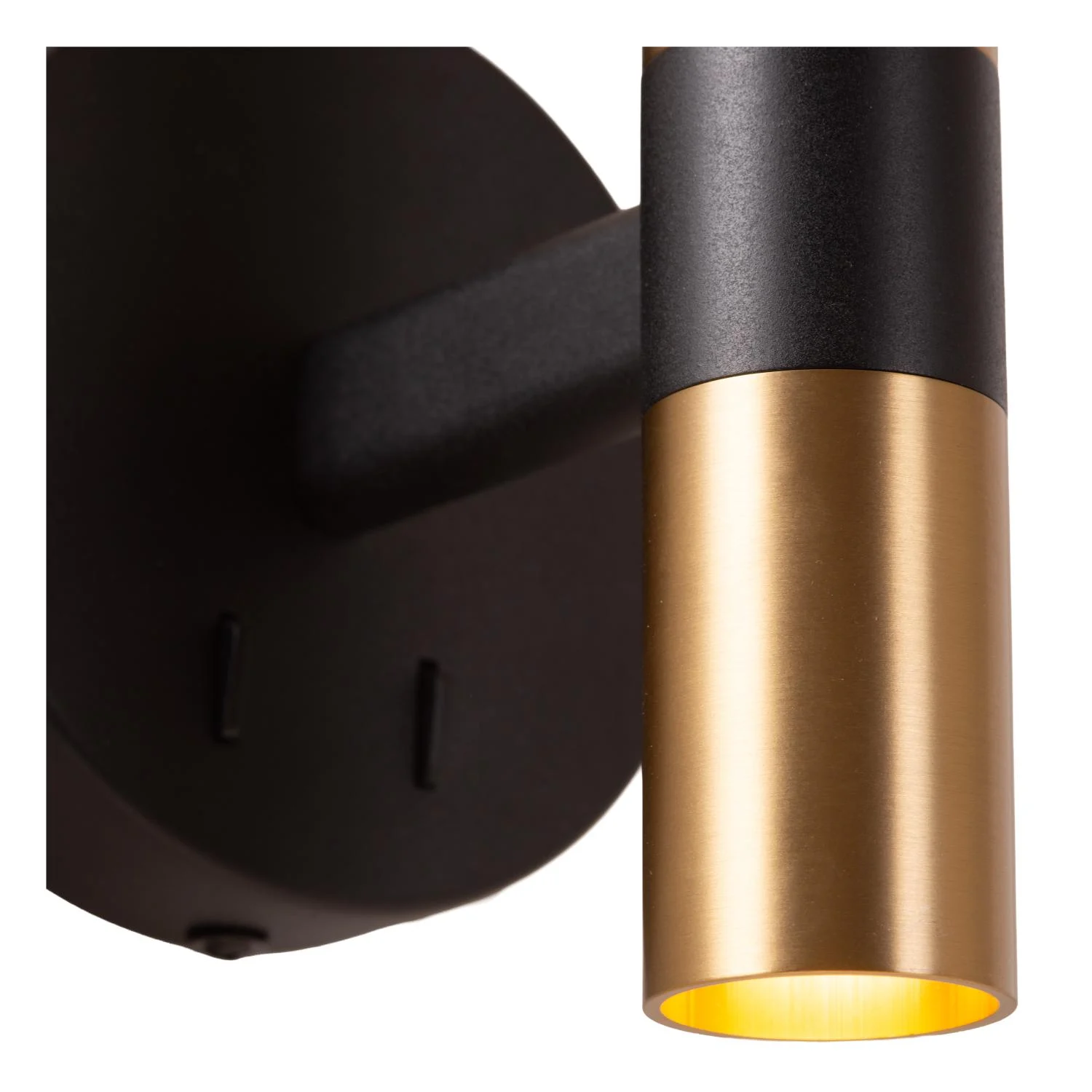 Lucide JOSIANE - Nu00e1stennu00e9 svetlo - u00d8 18 cm - 1xG9 - S USB nabu00edjacu00edm portom - u010dierna - Vibes
