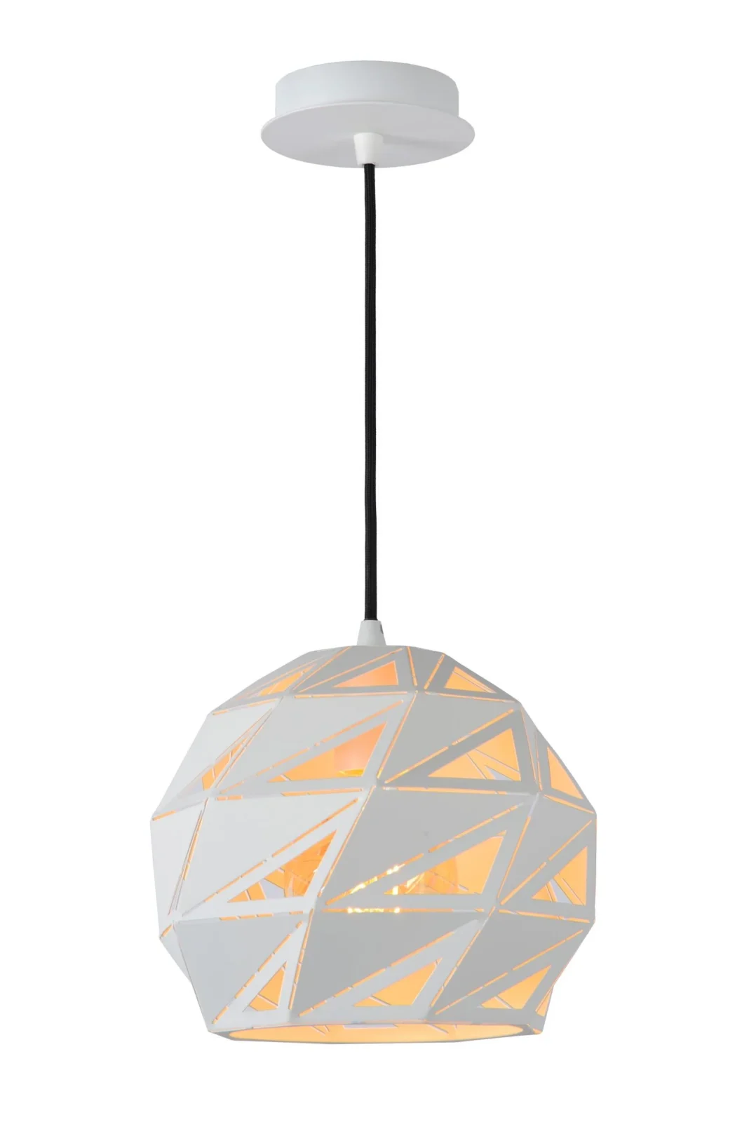 Lucide MALUNGA - zu00e1vesnu00e9 svetlo - u00d8 25 cm - 1xE27 - biela
