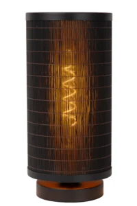Lucide TAGALOG - Stolnu00e1 lampa - u00d8 15 cm - 1xE27 - u010cierna