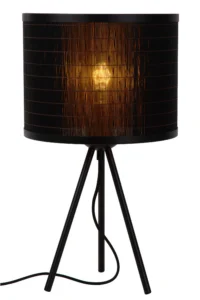 Lucide TAGALOG - Stolnu00e1 lampa - u00d8 26 cm - 1xE27 - u010dierna