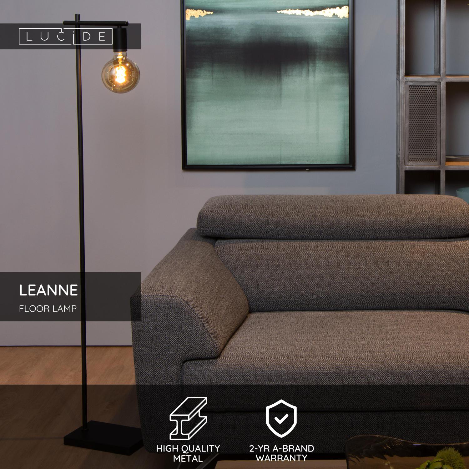 Lucide LEANNE - Stojacia lampa - 1xE27 - u010dierna