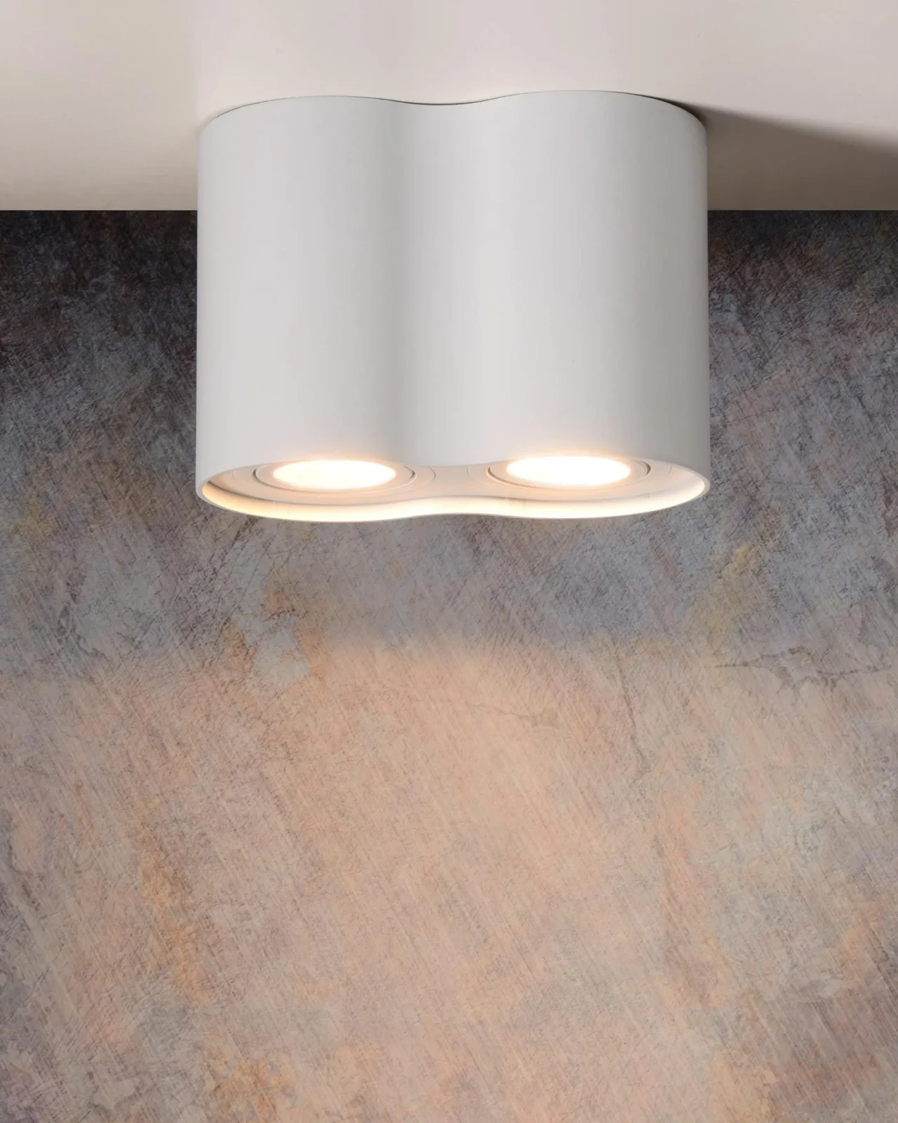 Lucide TUBE - stropnu00e9 reflektory - 2xGU10 - biela